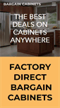 Mobile Screenshot of bargaincabinets.com